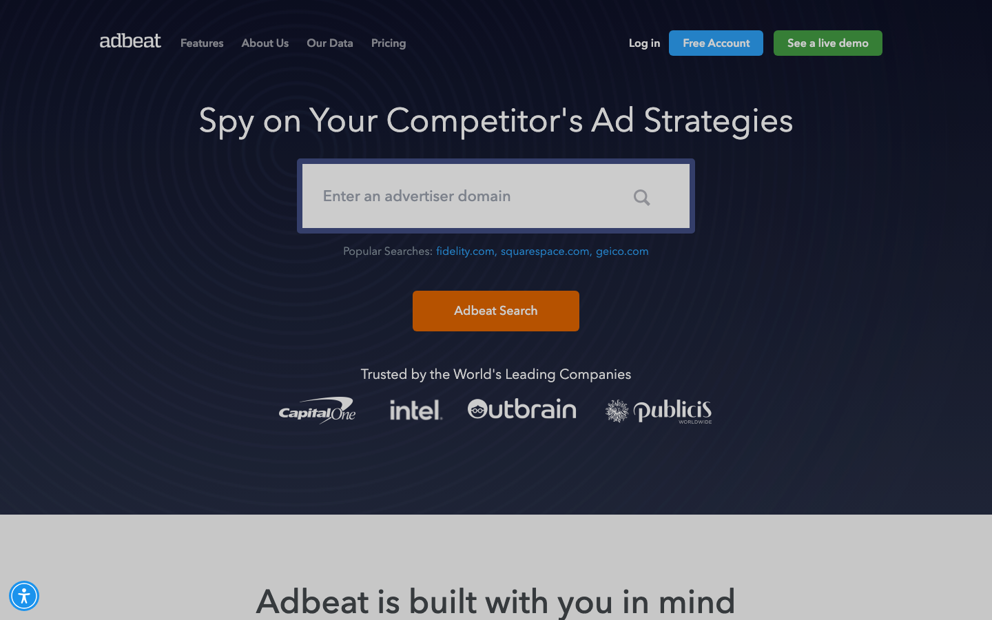 Adbeat dashboard screenshot