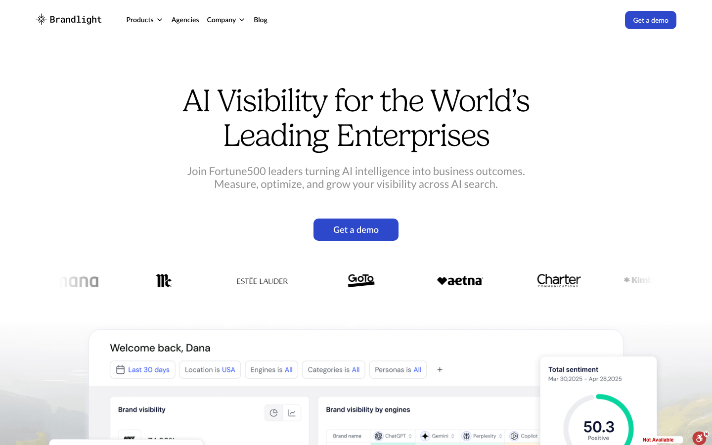 Brandlight dashboard screenshot