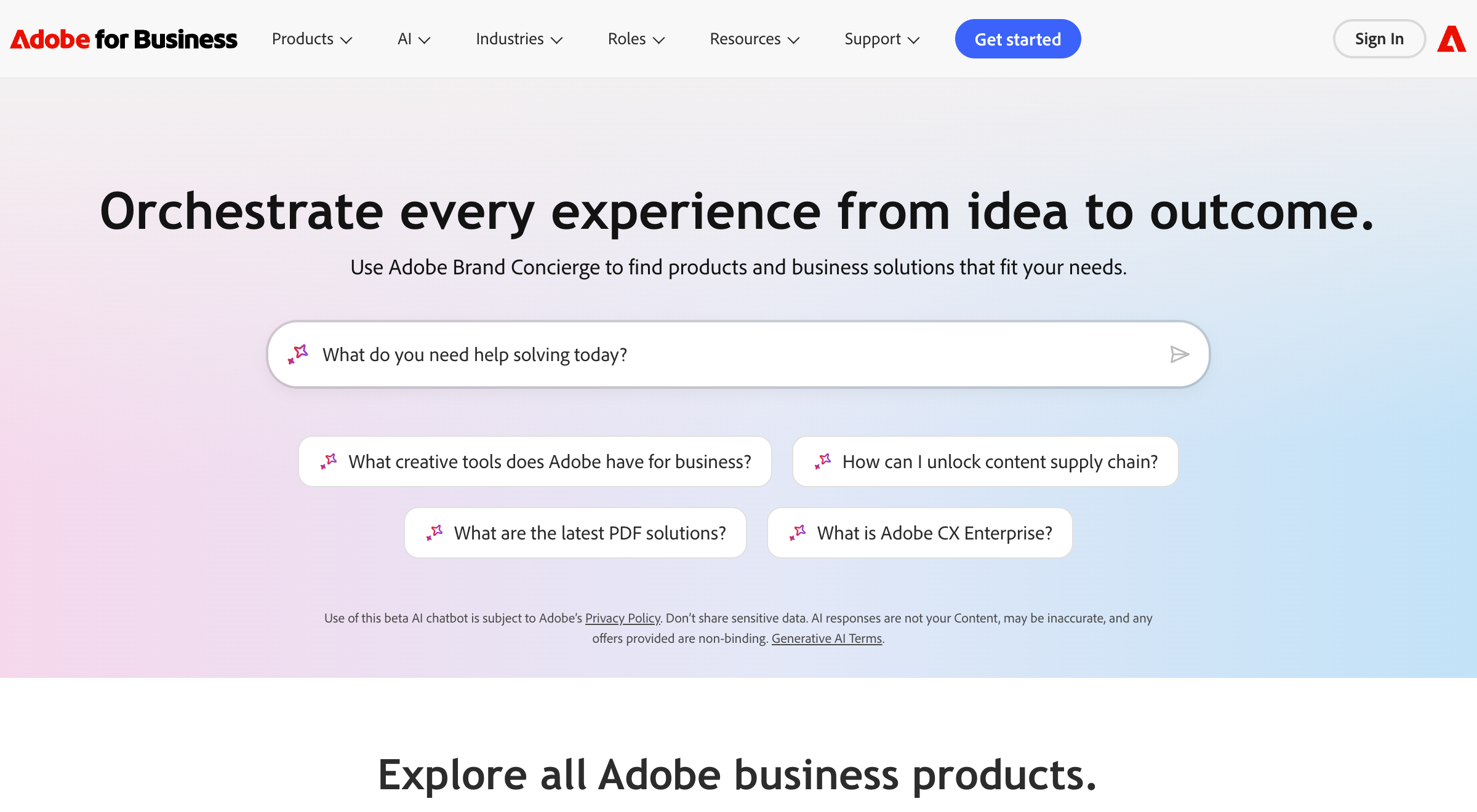 Adobe LLM Optimizer dashboard screenshot