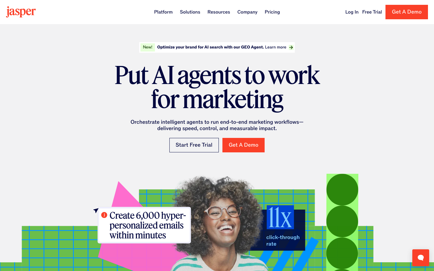 Jasper dashboard screenshot