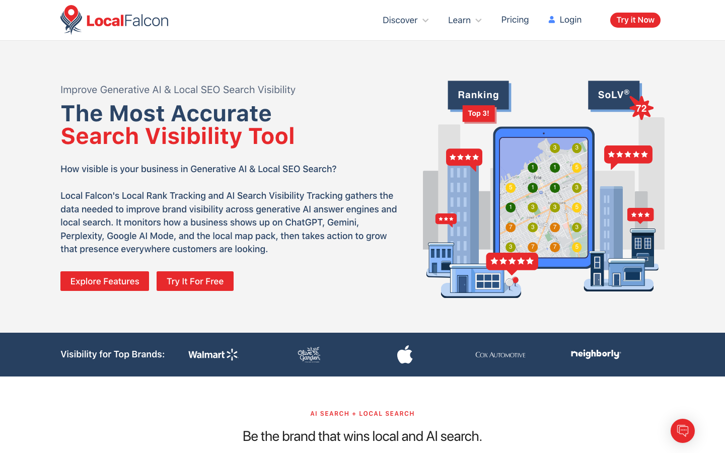 Local Falcon dashboard screenshot