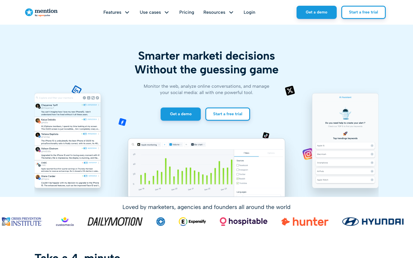 Mention dashboard screenshot