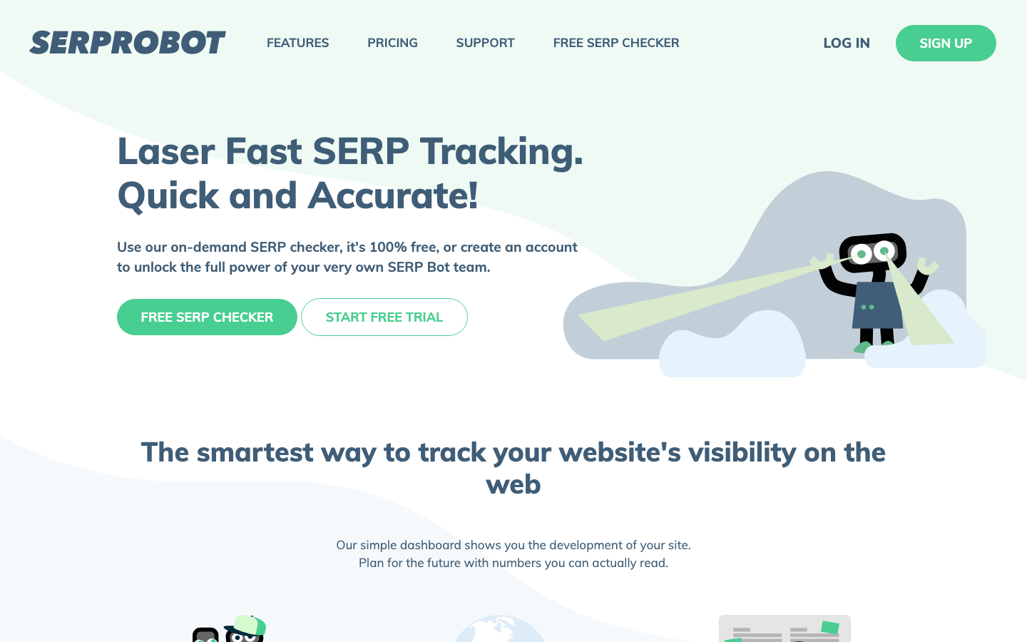 SERPROBOT dashboard screenshot